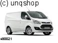 Front splitter bumper lip spoiler valance add on (SPORT) Ford Transit Custom  , only for Wide arches 