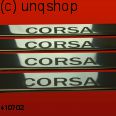 Door sills (CORSA) Vauxhall/Opel Corsa C , only for 5 doors 