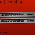 Door sills (CORRADO G60) VW Corrado 