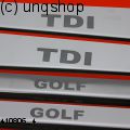Door sills (GOLF TDI) VW Golf Mk6 , only for 5 doors 