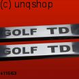 Door sills (GOLF TDI) VW Golf MK7 , only for 3 doors 