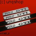 Door sills (POLO GTI) VW Polo Mk5 6R , only for 5 doors 