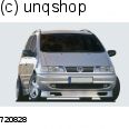 Front splitter bumper lip spoiler valance add on VW Sharan Mk1 , only for Prefacelift 
