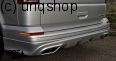 Rear splitter bumper lip spoiler valance add on (NTR2) VW T6  , only for Tailgate 