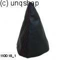 Leather Gear Gaiter (Black with red stitch) Audi A6 C5 , only for Prefacelift 