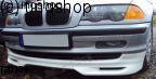 Front splitter bumper lip spoiler valance add on BMW 3 SERIES E46 , only for Prefacelift Saloon 
