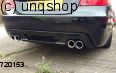 Rear diffuser BMW 5 SERIES E60/61 , only for M sport 