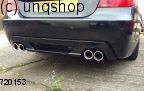 Rear diffuser BMW 5 SERIES E60/61 , only for M sport 