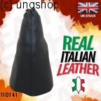 Leather Gear Gaiter (Black with black stitch) Citroen XSARA PICASSO 