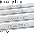 Door sills (RAPID) Skoda Rapid 
