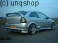 Rear bumper (Tuning with LP) Vauxhall/Opel Astra MK4/G/II , only for HTB 