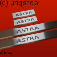 Door sills (ASTRA) Vauxhall/Opel Astra Mk6/J/IV , only for 5 doors 