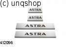 Door sills (ASTRA) Vauxhall/Opel Astra MK7/K/V , only for 5 doors 