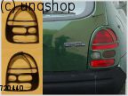 Rear Tail Lights Masks Vauxhall/Opel Corsa B