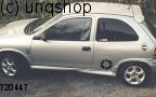 Side skirts (Twist) Vauxhall/Opel Corsa B , only for 3 doors 