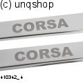 Door sills (CORSA) Vauxhall/Opel Corsa D , only for 3 doors 