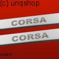 Door sills (CORSA) Vauxhall/Opel Corsa D , only for 3 doors 