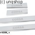 Door sills (CORSA) Vauxhall/Opel Corsa D , only for 5 doors 