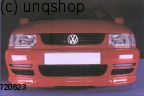 Front splitter bumper lip spoiler valance add on (Pontus) VW Polo Mk3 6N , only for Big Bumper 