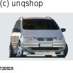 Front splitter bumper lip spoiler valance add on VW Sharan Mk1 , only for Prefacelift 